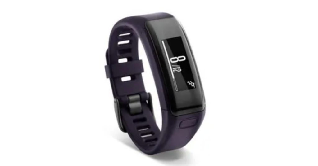 The image shows the Garmin Vívosmart® HR Crossfit Activity Tracker which is among the best heart rate monitor for crossfit.