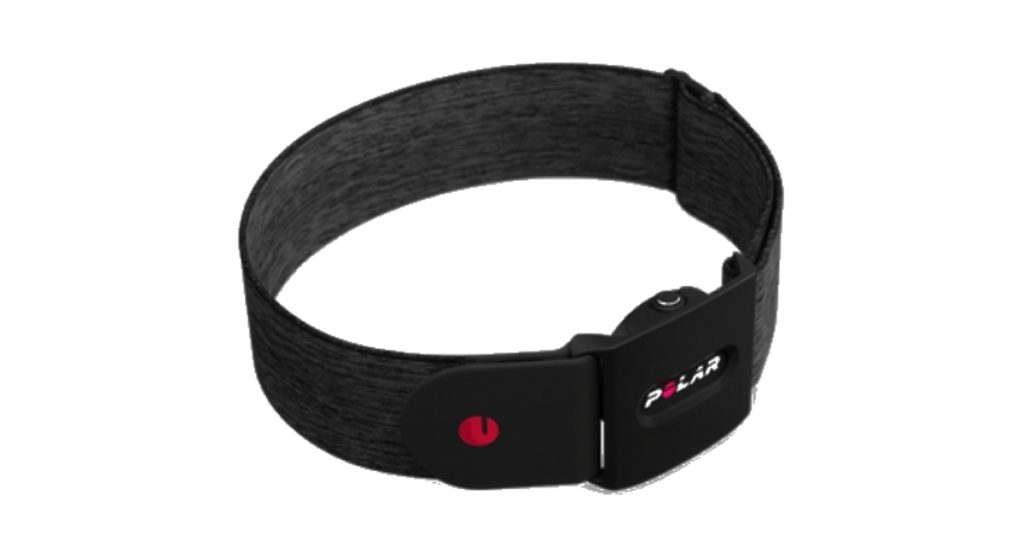 The image shows the Polar Verity Sense, which could be considered as one of the best bluetooth heart rate monitors available on the market in 2022.